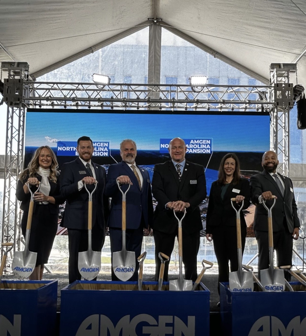 Amgen Groundbreaking & Ribbon-Cutting — photo 2