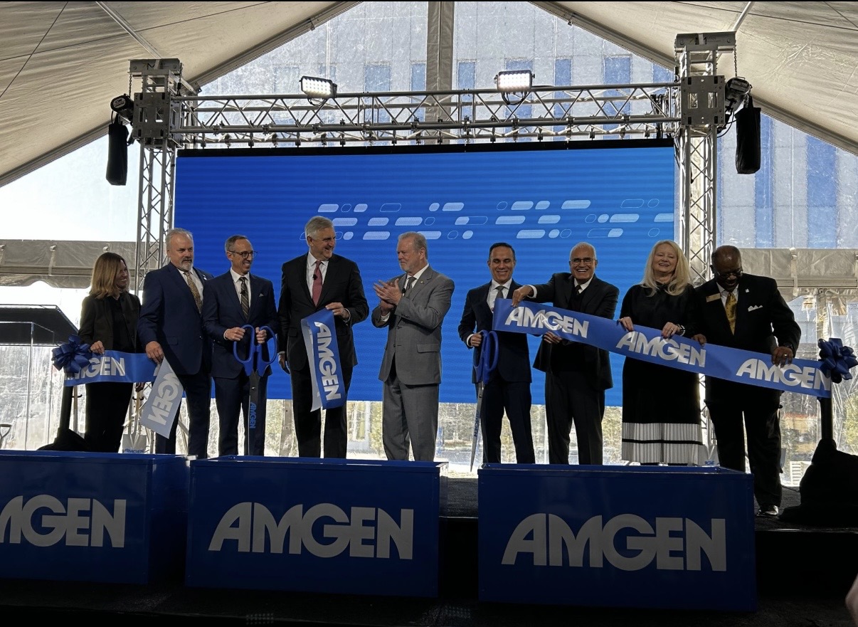 Amgen Groundbreaking & Ribbon-Cutting
